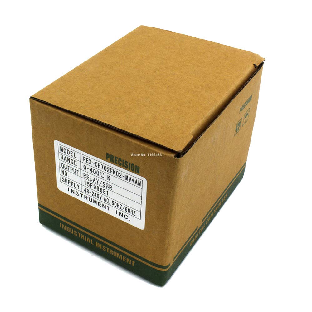 CH702 Digital PID Temperature Controller with Short Case Relay & SSR Output - Precise Temperature Control for Industrial Ovens, Heat Press Machines & HVAC Systems