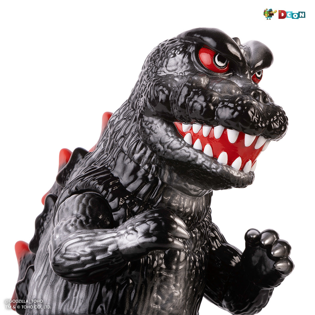 Godzilla UFO Soft Vinyl Figure - Xilien Black (Designer Con Exclusive) | Collectible Japanese Kaiju Toy for Display & Gifts | Perfect for Anime Fans & Pop Culture Collectors