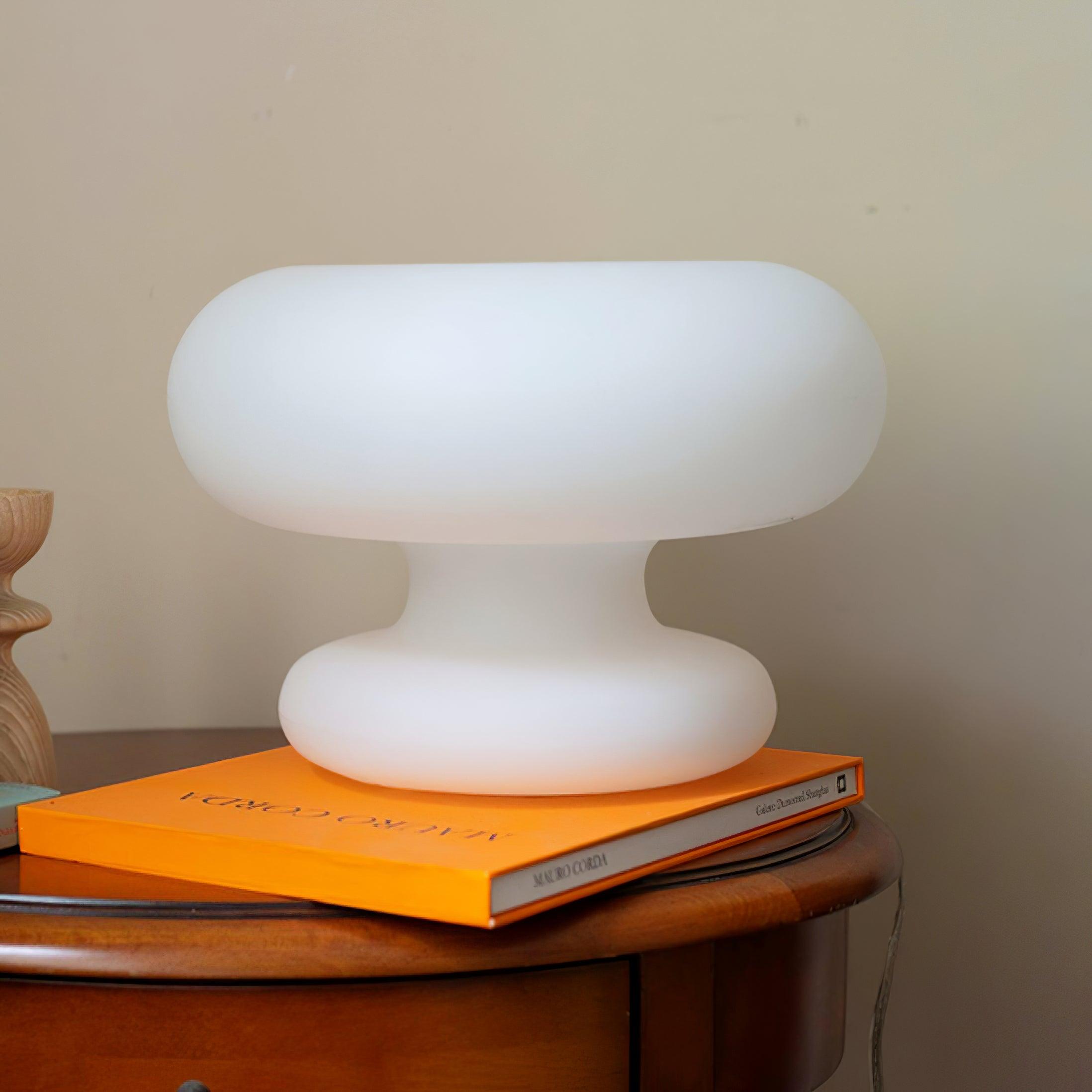 Modern Donut Table Lamp - Stylish & Decorative LED Night Light for Bedroom, Living Room, or Office - Perfect for Reading, Relaxing & Creating Cozy Ambiance