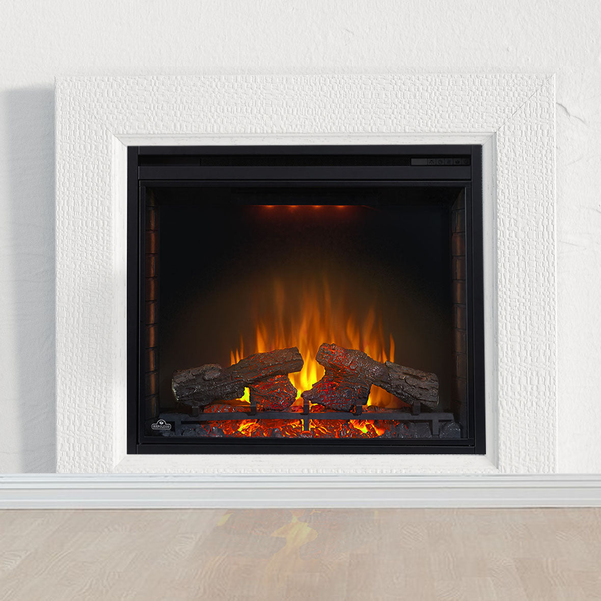 Napoleon Ascent 33-Inch Dual Voltage Built-In Electric Fireplace Insert - Perfect for Living Room, Bedroom & Home Decor