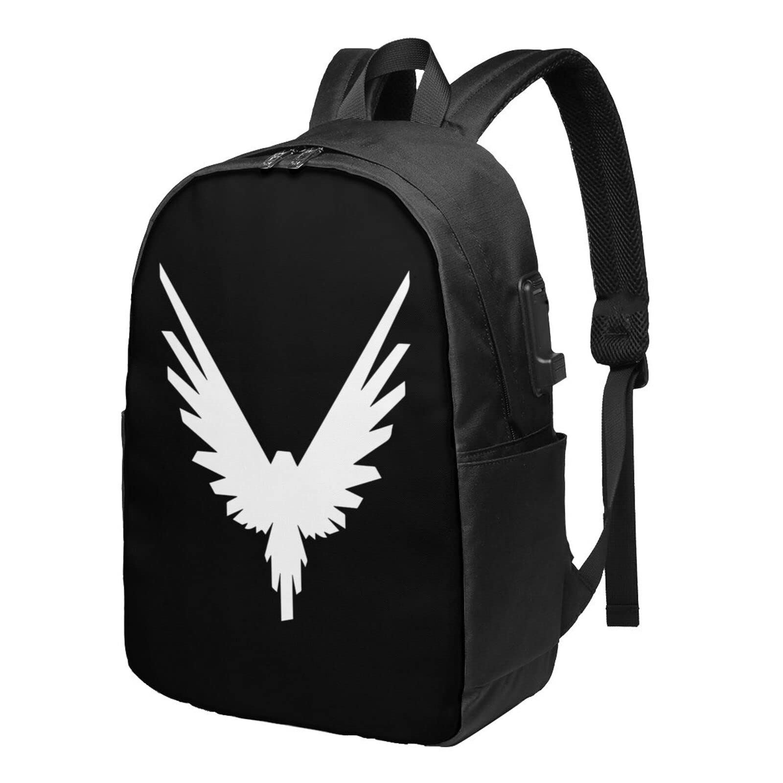 Logan Paul Maverick 17 Inch Laptop Backpack with USB Charger - Unisex School Bookbag for Students & Adults - Stylish Travel Backpack for Work, College & Daily Commute