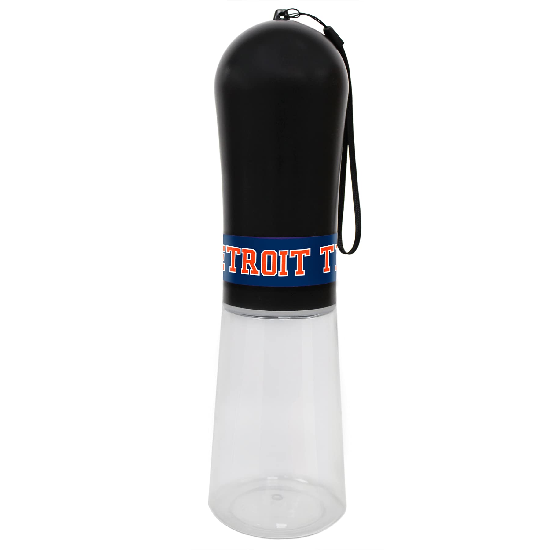 Detroit Tigers MLB Baseball Pet Water Bottle - 13.5oz Dog & Cat Travel Water Dispenser with 2 Carbon Filters | Portable Pet Hydration for Outdoor Adventures, Hiking, and Road Trips