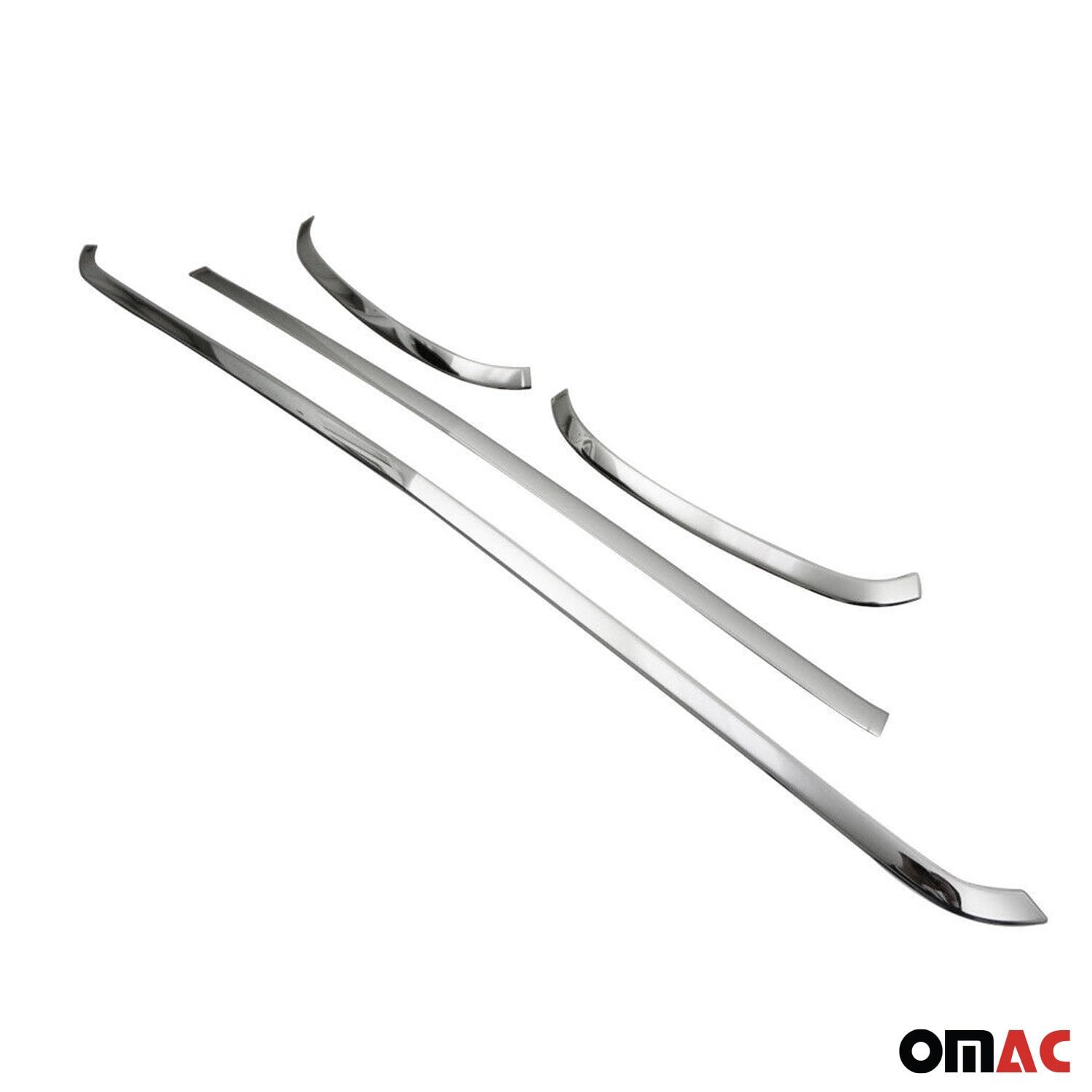 OMAC Steel Front Bumper Grill Trim for Mercedes Sprinter W907 W910 (2019-2025) - 4 Piece Set - Enhances Vehicle Appearance & Protection for Van Enthusiasts