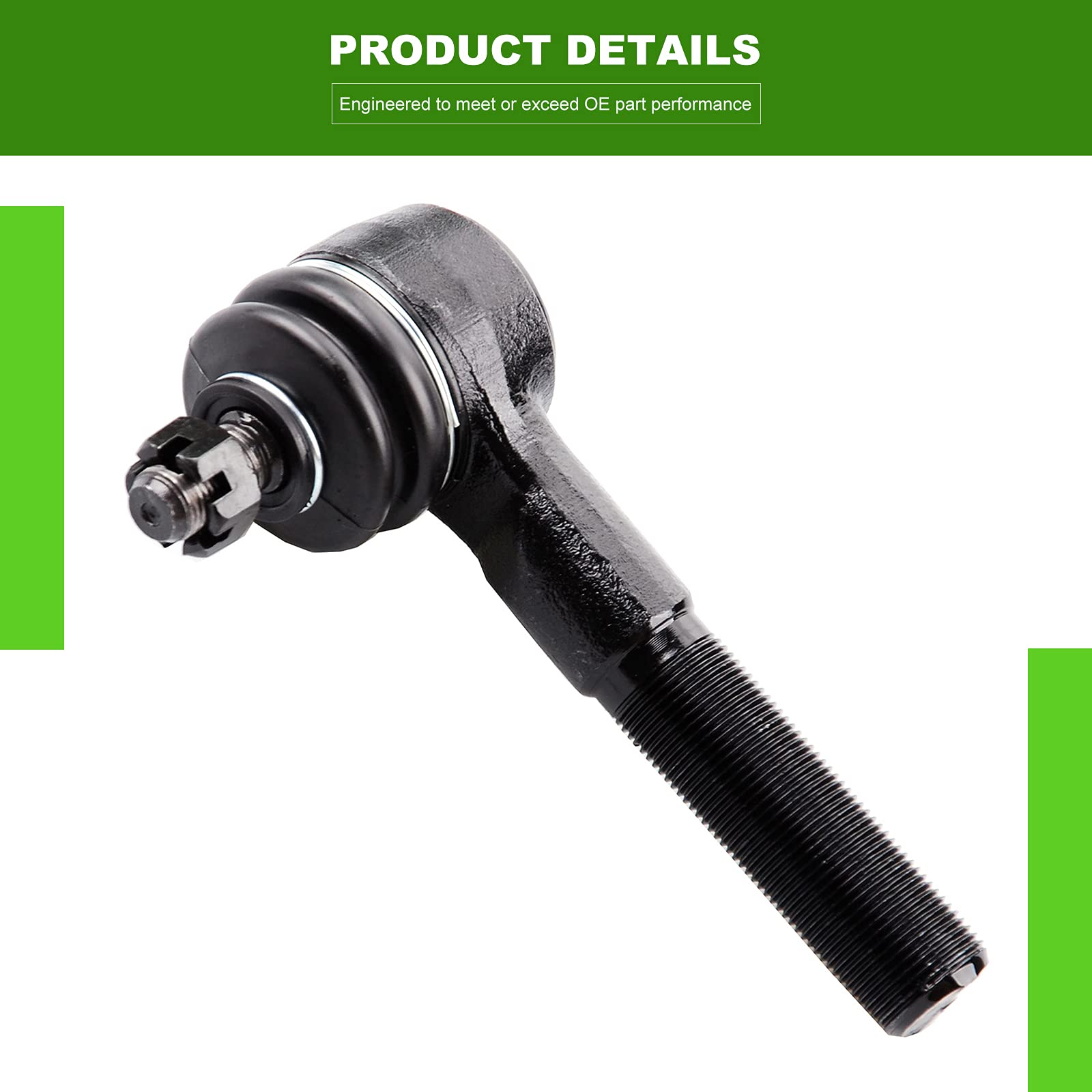 SCITOO 10-Piece Front Suspension Kit with Lower & Upper Ball Joints, Inner/Outer Tie Rod Ends & Adjusting Sleeve - Compatible with 1991-2001 Jeep Cherokee & 1991-1992 Comanche - Perfect for Off-Roading, Daily Driving & Suspension Repair