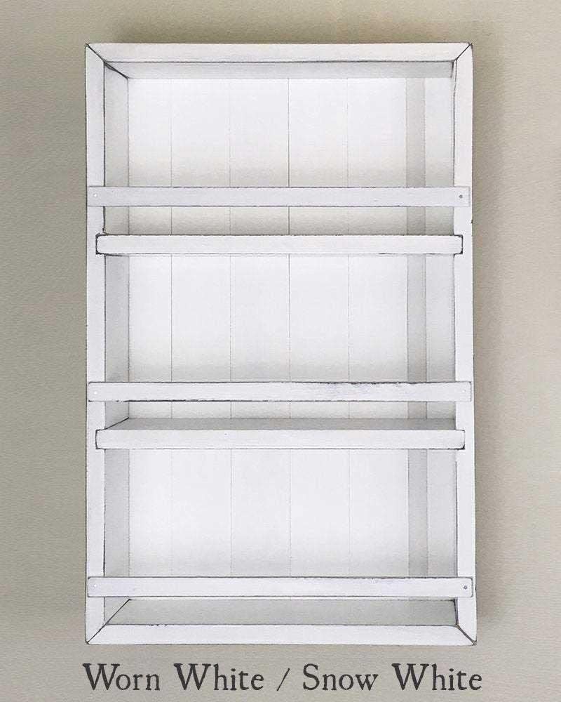 Solid Wood Spice Rack Cabinet No. 102 - Black/Mustard Yellow Kitchen Organizer for Herbs & Spices | Perfect for Pantry, Countertop, and Cabinet Storage