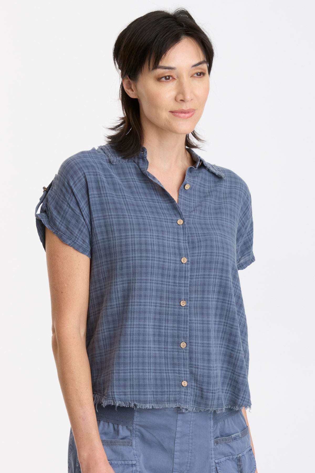 Stylish Ninette Button Up Top for Women - Casual & Office Blouse - Perfect for Work, Dates & Everyday Wear