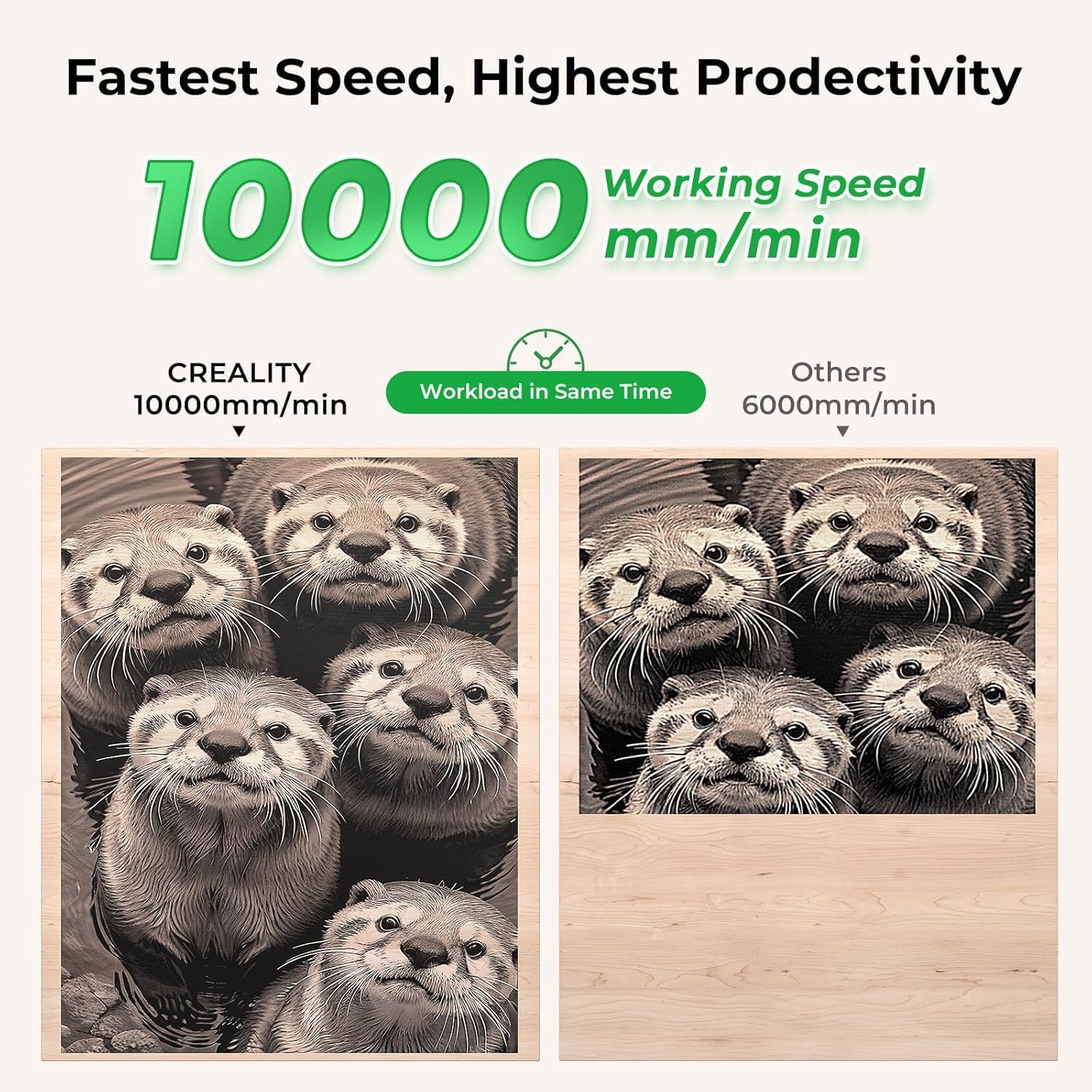 Creality Falcon 5W Laser Engraver & Cutter Machine - High Precision 0.06mm CNC Engraving for Wood, Metal, Leather, Acrylic, Glass | 72W Power, 10000mm/min Speed, Offline Operation | Perfect for DIY Crafts, Home Decor, Personalized Gifts & Small Business Projects