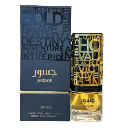 Lattafa Jasoor 100ml Eau de Parfum for Men - Premium Arabian Fragrance | Long-Lasting Scent for Daily Wear, Office & Special Occasions