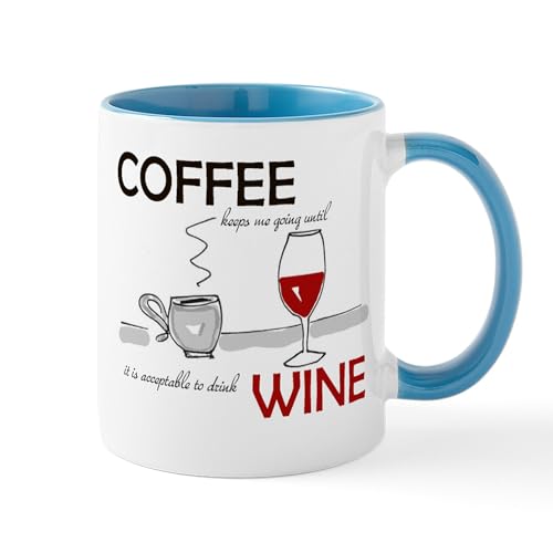 White/Blue Inside - Coffee Wine Mugs