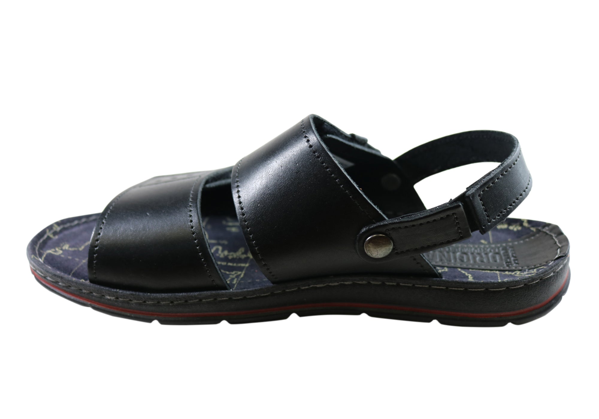 Premium Men's Leather Sandals - Handmade in Brazil - Comfortable & Durable for Beach, Travel & Casual Wear