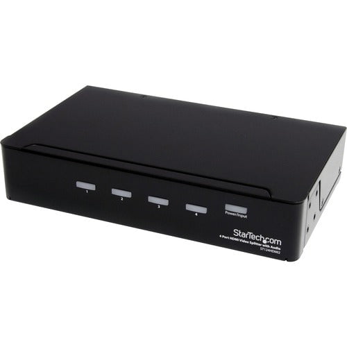 4K HDMI Splitter 1 in 4 Out - High Speed HDMI Video Audio Distributor for Home Theater, Gaming, Conference Room & Multi-Screen Setup