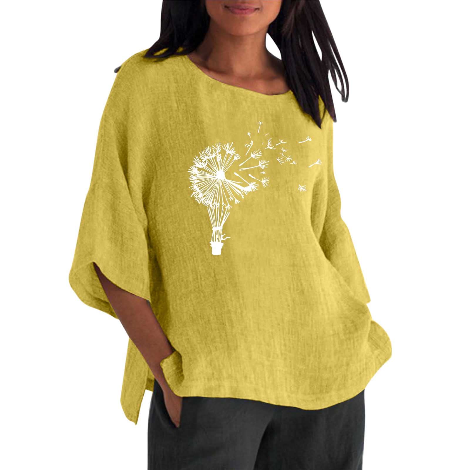 Felwors Women's Sexy Casual Short Sleeve T-Shirts - Summer Beach Loose Fit Basic Tees for Everyday Wear & Vacation Outfits
