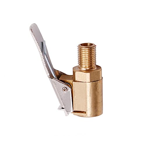 Brass Tire Valve Chuck 8mm - Car Air Pump Connector for Auto Repair & Inflating Tires