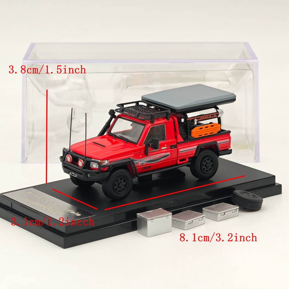 1/64 Toyota Land Cruiser LC79 Australian Style Modified Diecast Model Car - Collectible Miniature Toy for Hobbyists & Gifts (Perfect for Display, Car Enthusiasts Collections & Birthday Presents)