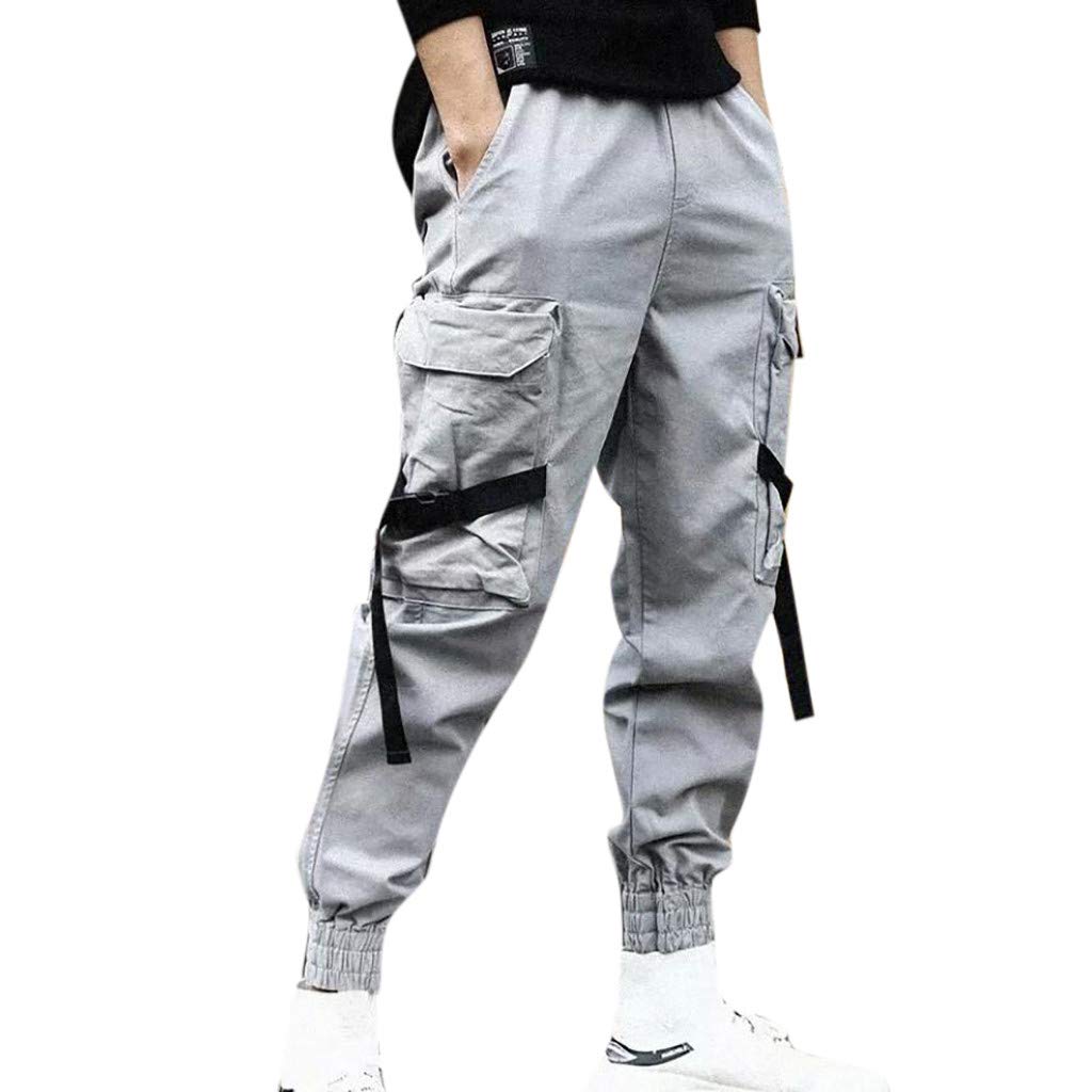 Men's Outdoor Hiking Cargo Pants - Stretchable Work Trousers with Multiple Pockets for Camping, Hiking & Casual Wear