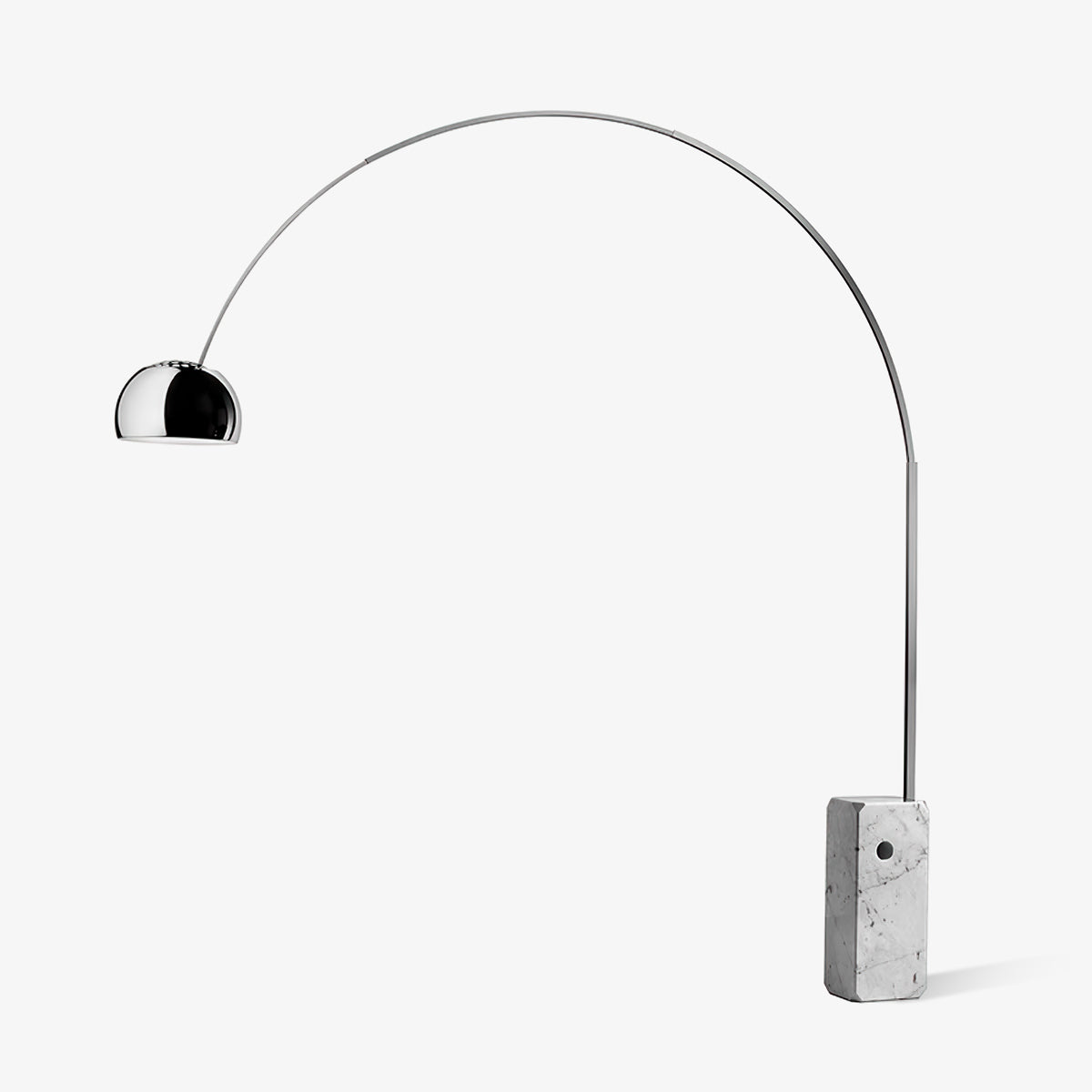 Arcadia Luxe Modern Floor Lamp - Adjustable Height LED Standing Light for Living Room, Bedroom & Office - Elegant Home Decor Lighting for Reading & Relaxation