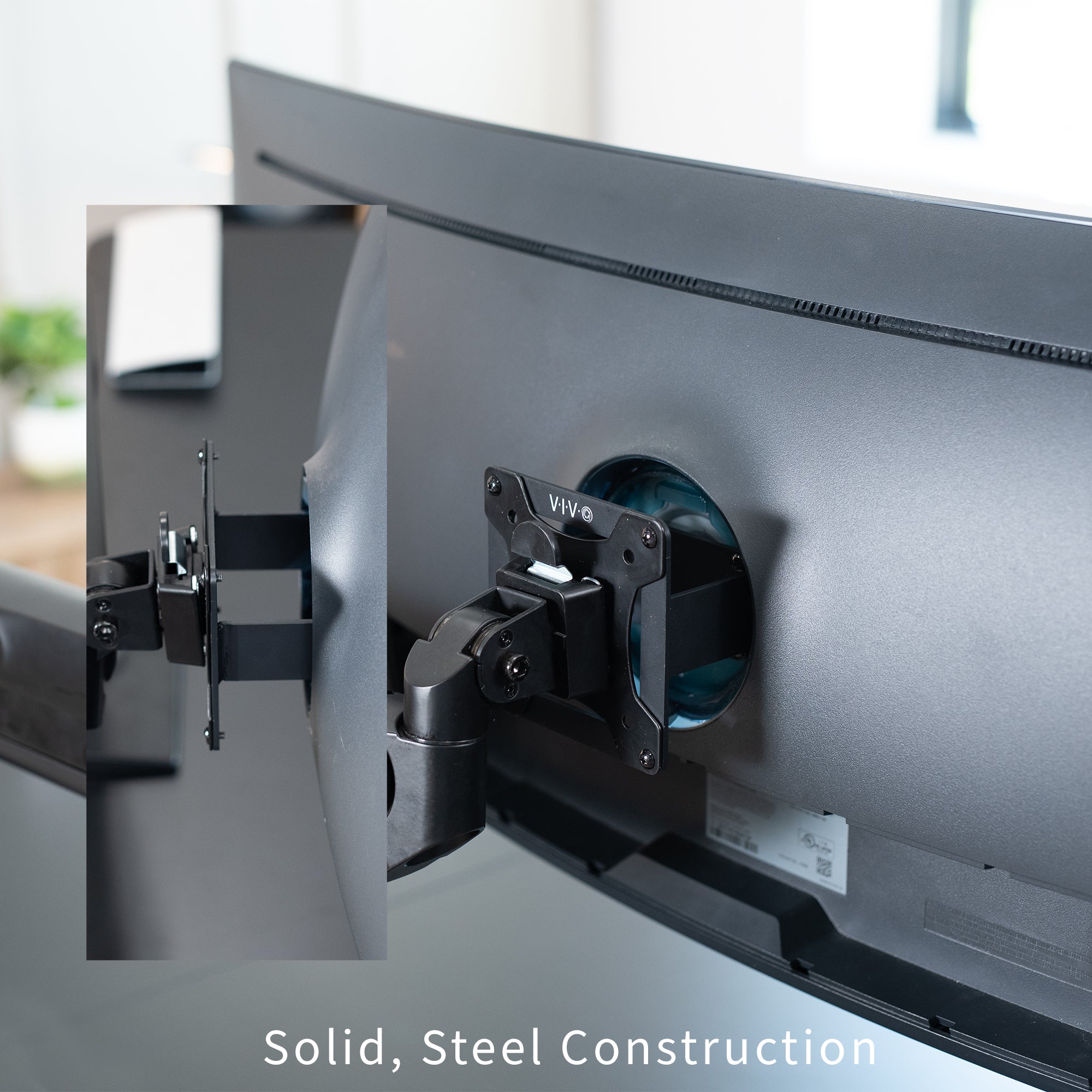 VESA Mount Adapter for Samsung Monitors & TVs - Universal Bracket for Wall Mounting, Home & Office Setup