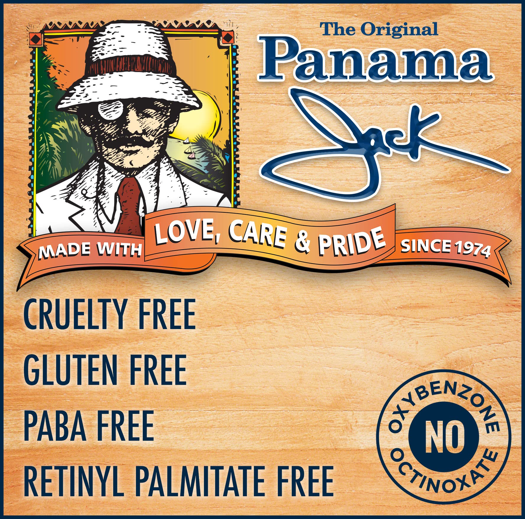 Panama Jack Amplifier Suntan Oil - 0 SPF, Lightweight Formula with Exotic Oils, Fruit & Nut Extracts, Tropical Scent, 8 Fl Oz (12 Pack) | Perfect for Beach, Pool & Summer Tanning