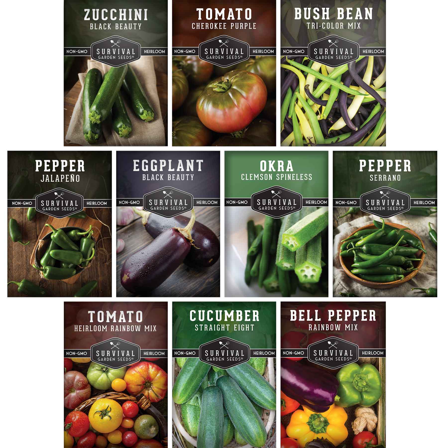 Best Summer Vegetable Collection - 10 Heat-Tolerant Vegetables for Hot Weather Gardening | Perfect for Backyard Gardens & Urban Farming
