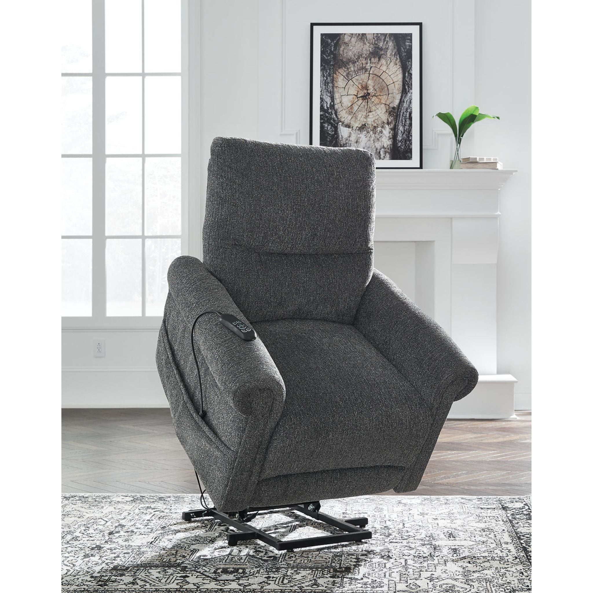 Aureta Power Lift Recliner Chair for Elderly - Electric Massage Reclining Sofa with Heat & USB Ports - Perfect for Living Room, Home Theater & Senior Comfort