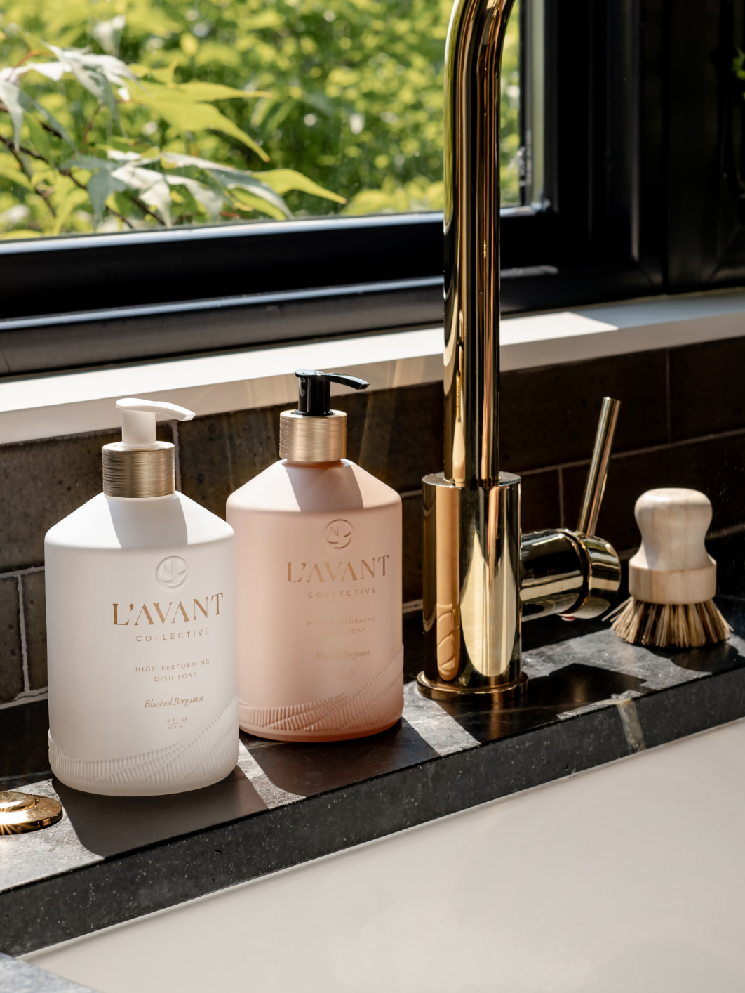 Premium Dish & Hand Soap Set - Eco-Friendly, Antibacterial & Moisturizing for Kitchen, Bathroom & Outdoor Use