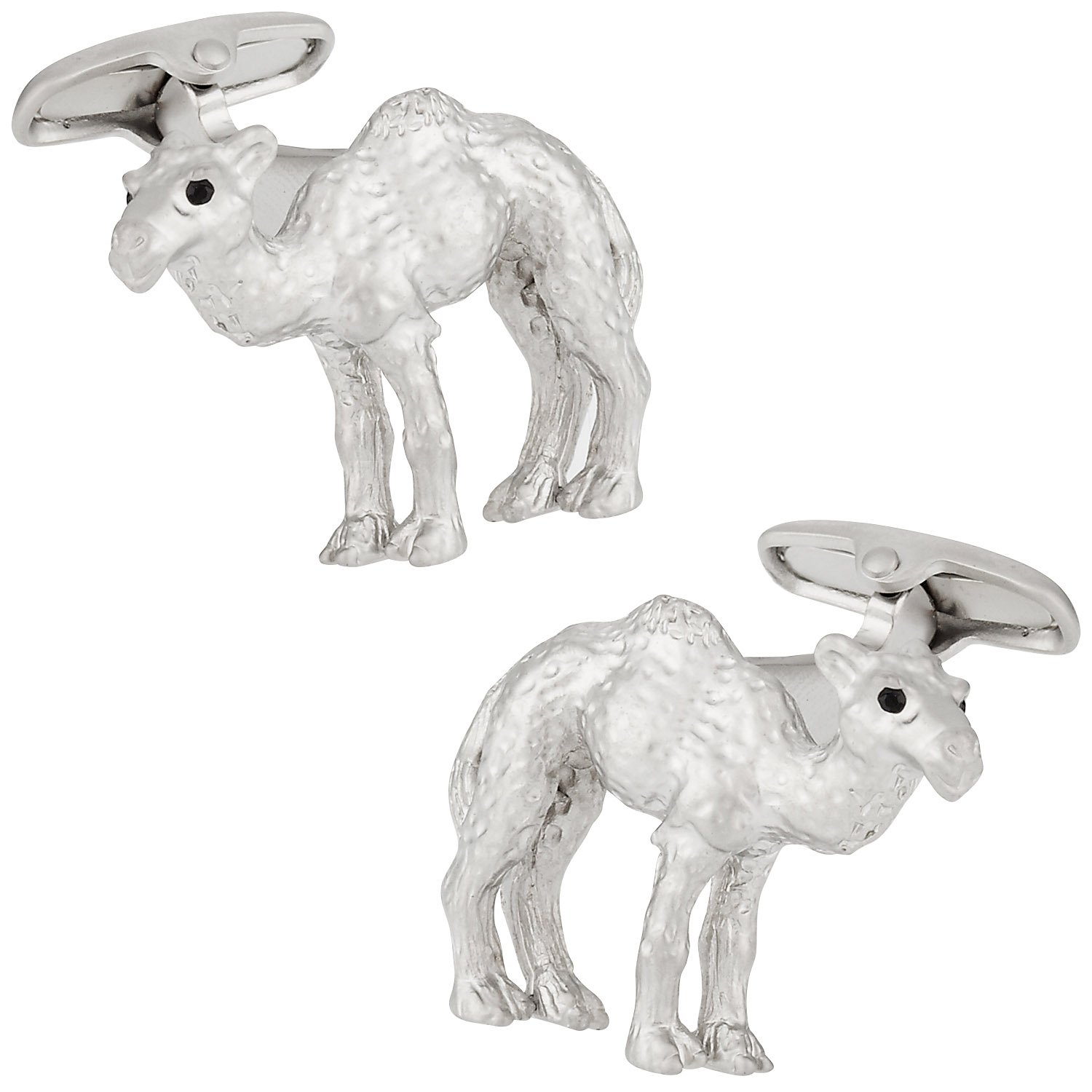 Premium Camel Cufflinks for Men - Elegant Dress Shirt Accessories with Travel Gift Box - Perfect for Weddings, Business Meetings & Formal Occasions