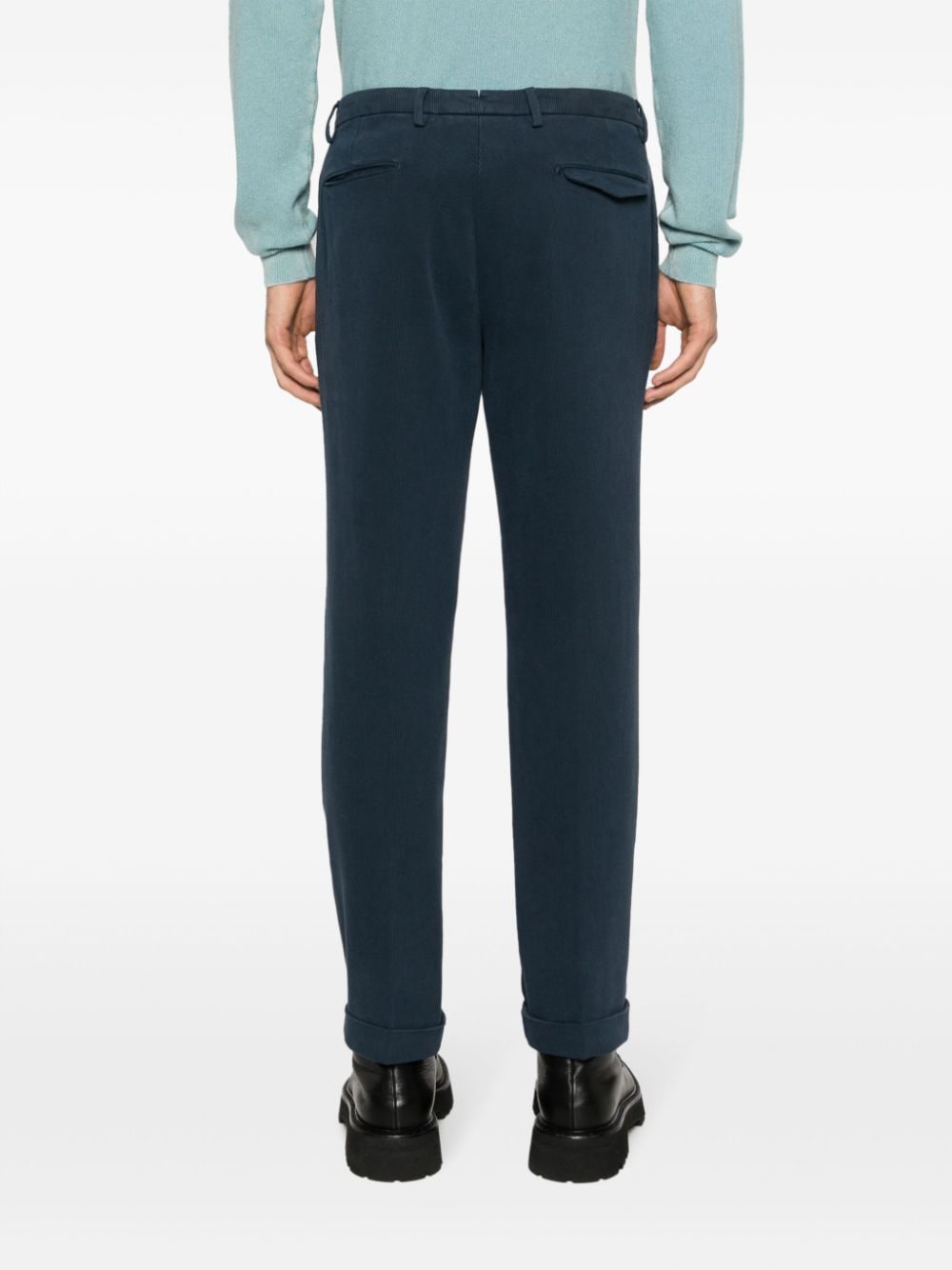Premium Blue Briglia Trousers for Men - Comfortable Stretch Fit Casual Pants for Work, Travel & Outdoor Activities