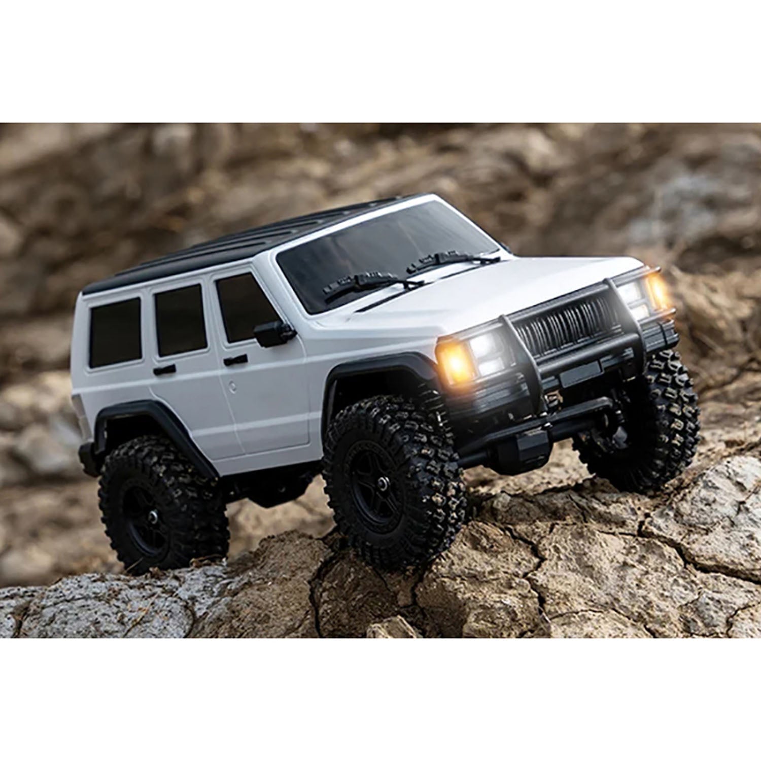1/18 Scale 4WD Remote Control Rock Crawler - 8562 RC Off-Road Car with 3-Speed Motor, ESC, Servo & Light System - Multi-Terrain Adventure Vehicle for Kids & Adults - Perfect for Indoor & Outdoor Play, Backyard Crawling, Trail Exploration