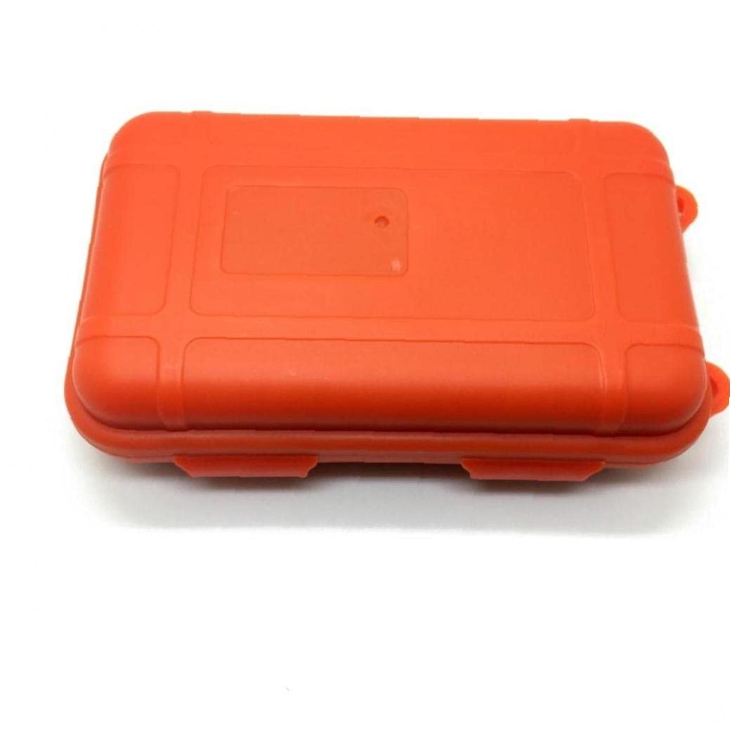 Froiny Waterproof Shockproof Storage Box - Airtight Outdoor Survival Case for Matches, Small Tools & Travel Essentials | Camping, Hiking, Emergency Preparedness