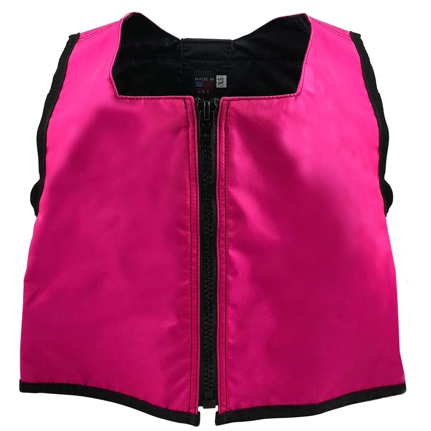 Kids Ski Safety Vest - Hot Pink & Purple Reflective Jacket for Snowboarding & Winter Sports | High Visibility for Safe Outdoor Play