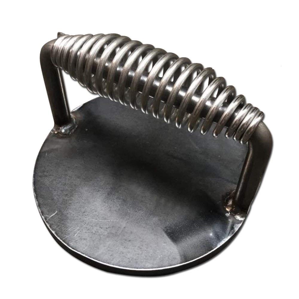 Premium Stainless Steel Steak Press & Burger Bacon Weight with Heavy Duty Handle – Perfect for Grilling, BBQ, and Cooking Juicy Burgers at Home