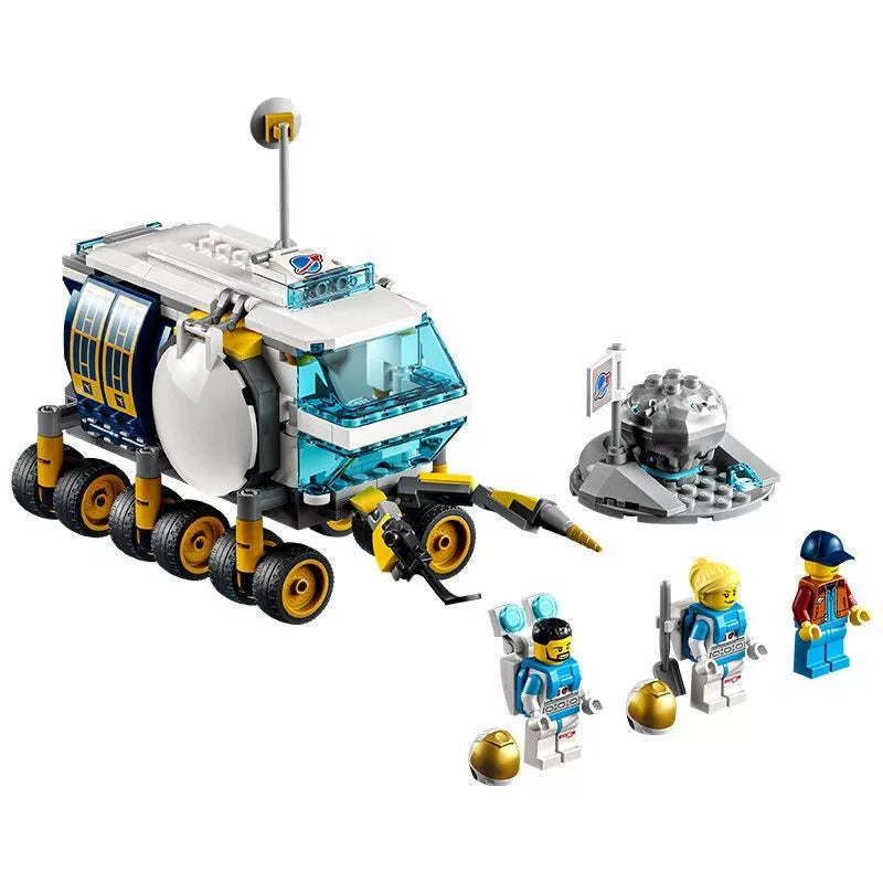 275 Pcs Lunar Roving Vehicle Toy Set - STEM Space Exploration Building Kit for Kids - Perfect for Educational Play, Birthday Gifts & Science Projects