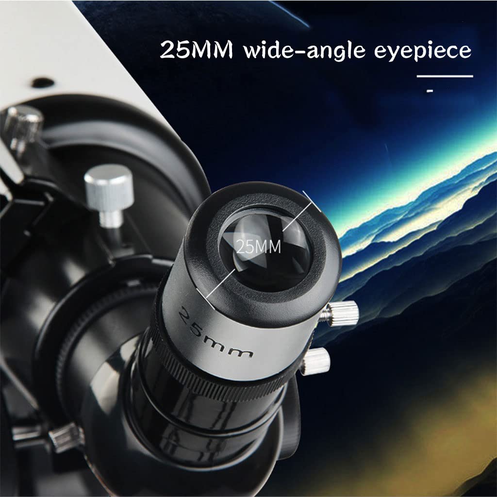 CRBUDY 80mm Astronomical Refractor Telescope for Kids & Adults - Adjustable Tripod, Portable Beginner Telescope for Astronomy - Perfect for Stargazing, Bird Watching & Outdoor Adventures