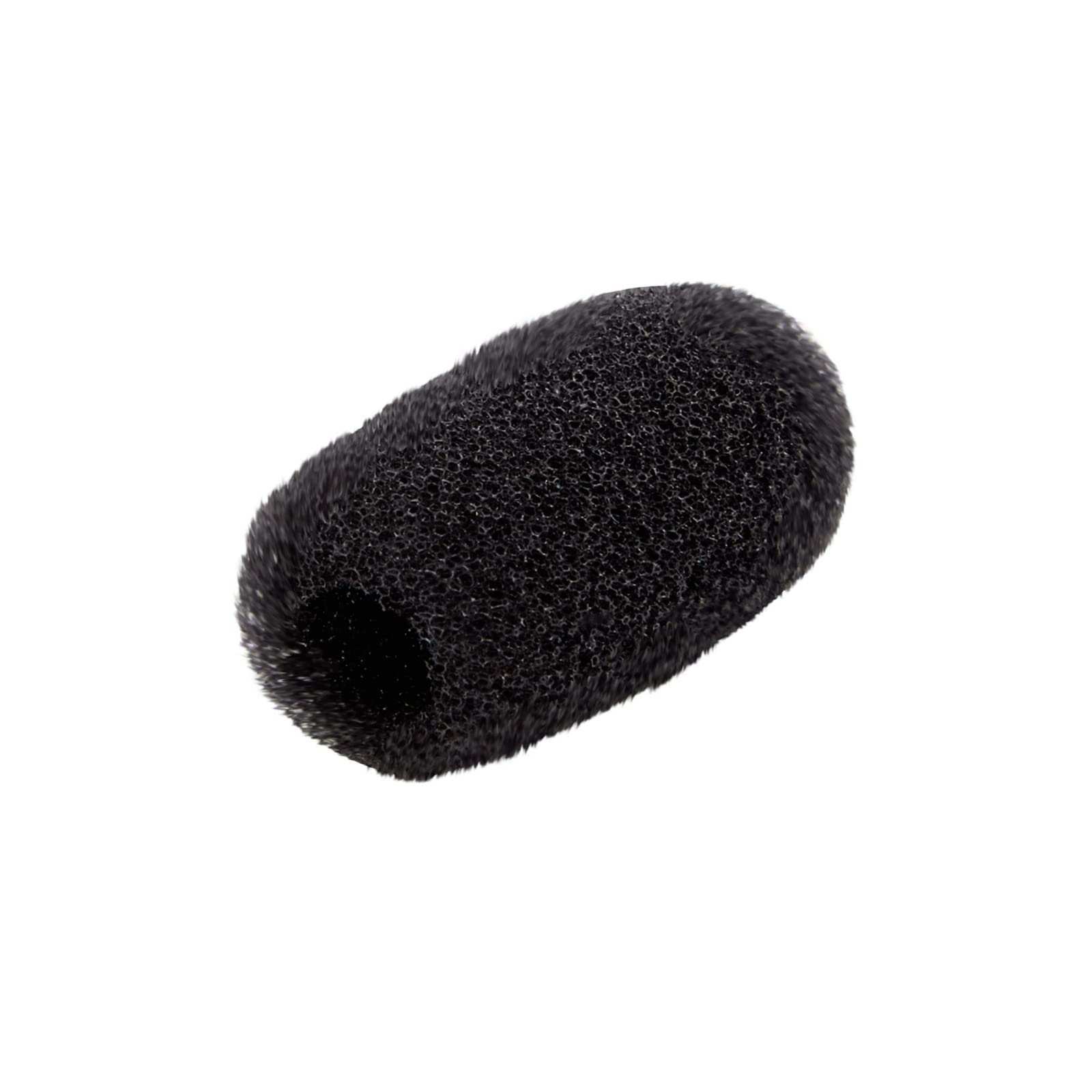 Juvale 24 Pack Black Foam Microphone Windscreen Covers - 0.8 Inch Mini Wind Guard for Lavalier & Lapel Mics, Noise Reduction Muff - Ideal for Podcasting, Interviews, Streaming & Public Speaking