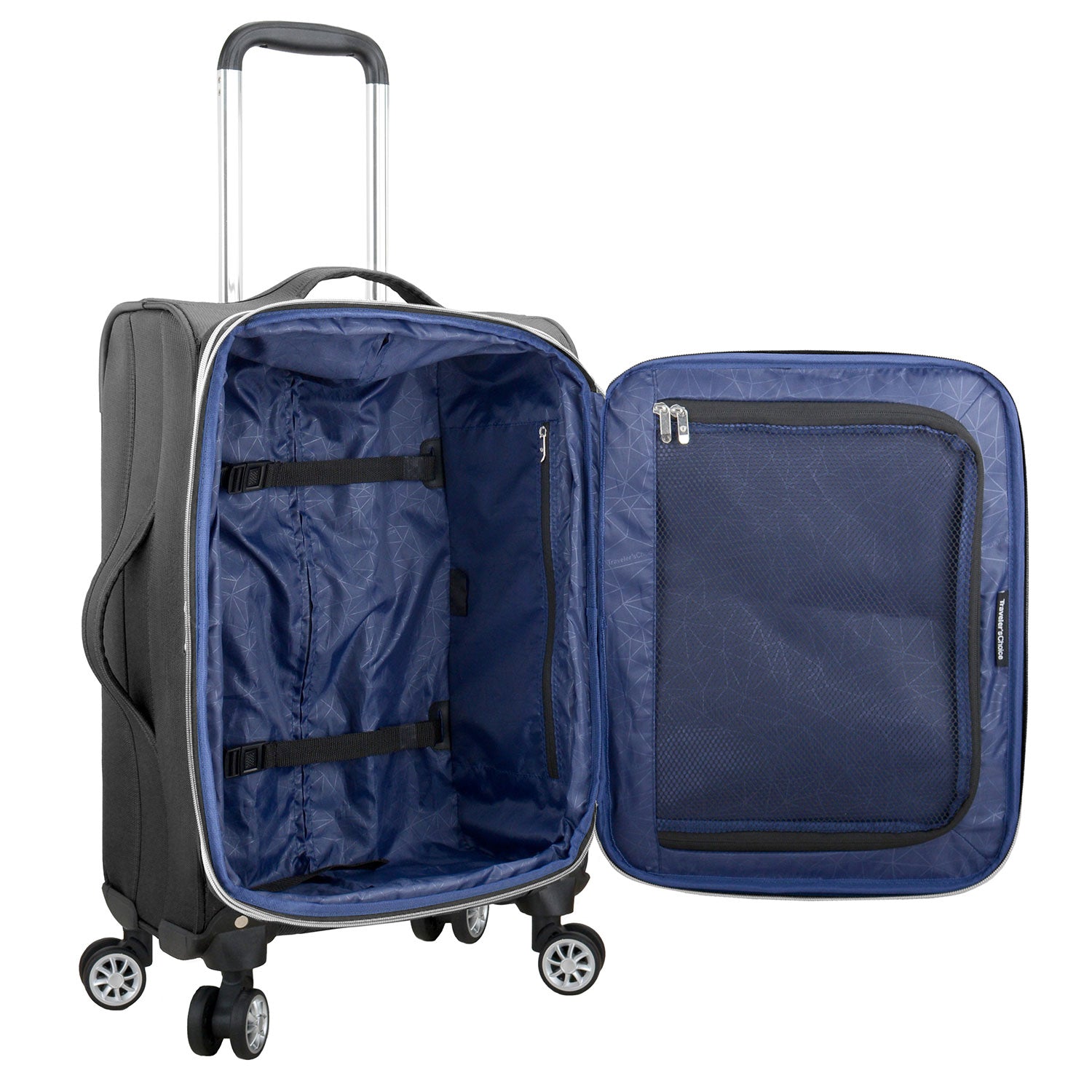Lares 3-Piece Expandable Luggage Set with Spinner Wheels - Perfect for International Travel & Family Vacations