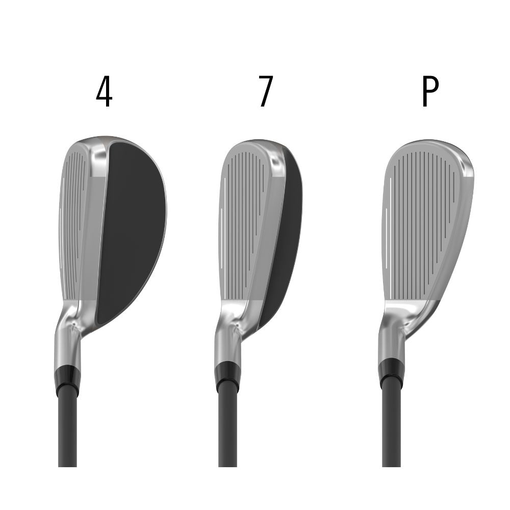 Cleveland CG HALO XL Full Face Iron Set - Premium Steel Golf Clubs for Men & Women | Perfect for Driving Range & Course Play
