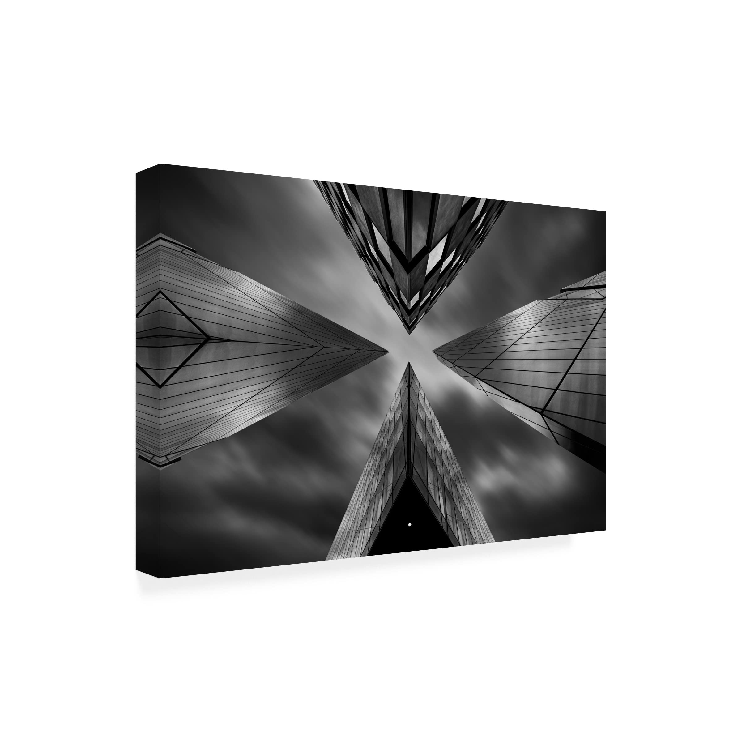 Trademark Fine Art 'The Meeting' Canvas Wall Art by Martin Marcisovsky - Modern Home Decor for Living Room, Bedroom & Office