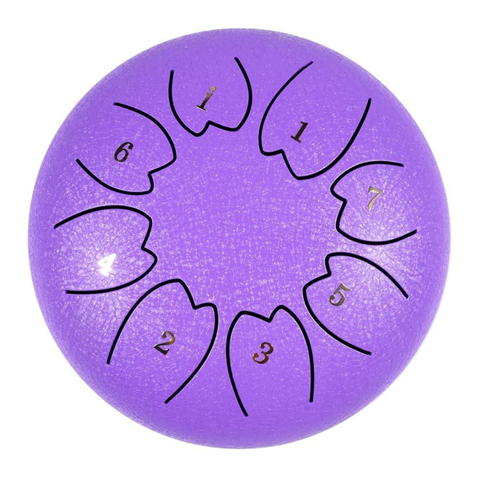 TSTS Ethereal Drum 6 Inch 8 Tone Handpan Steel Tongue Drum - Musical Percussion Instrument for Meditation, Yoga & Sound Therapy (Color: F) - Perfect for Relaxation, Stress Relief & Music Lovers