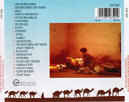 The Sheltering Sky Original Motion Picture Soundtrack - Korea Edition by EMI Music | Perfect for Movie Lovers, Film Score Collectors & Relaxation Background Music