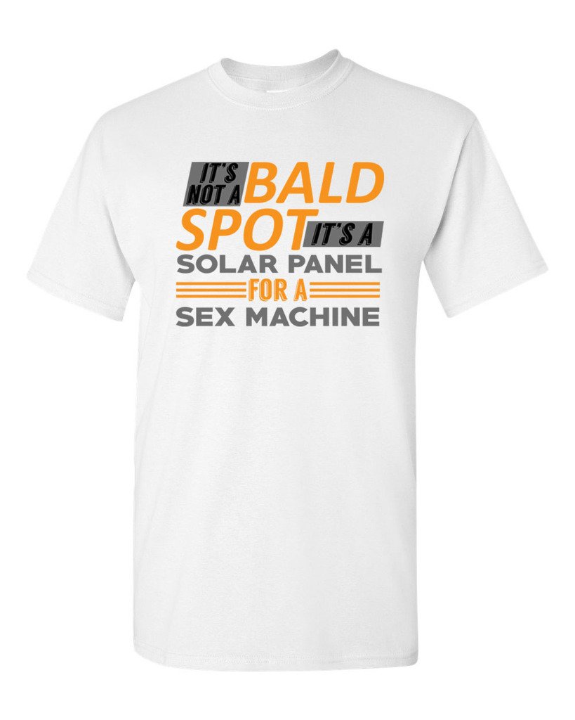 It's Not A Bald Spot It's A Solar Panel - Funny Humor Graphic T-Shirt for Men & Women - Perfect Gift for Tech Lovers & Science Enthusiasts - Great for Casual Wear, Parties, and Gag Gifts