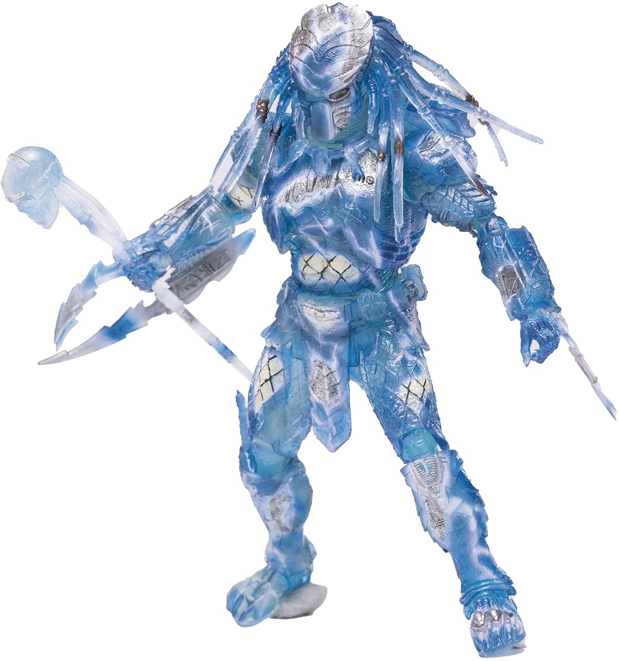 Hiya Toys Alien vs. Predator: Camouflage Chopper Predator 1:18 Scale Action Figure - Collectible Multicolor Model for Display & Gaming Scenes