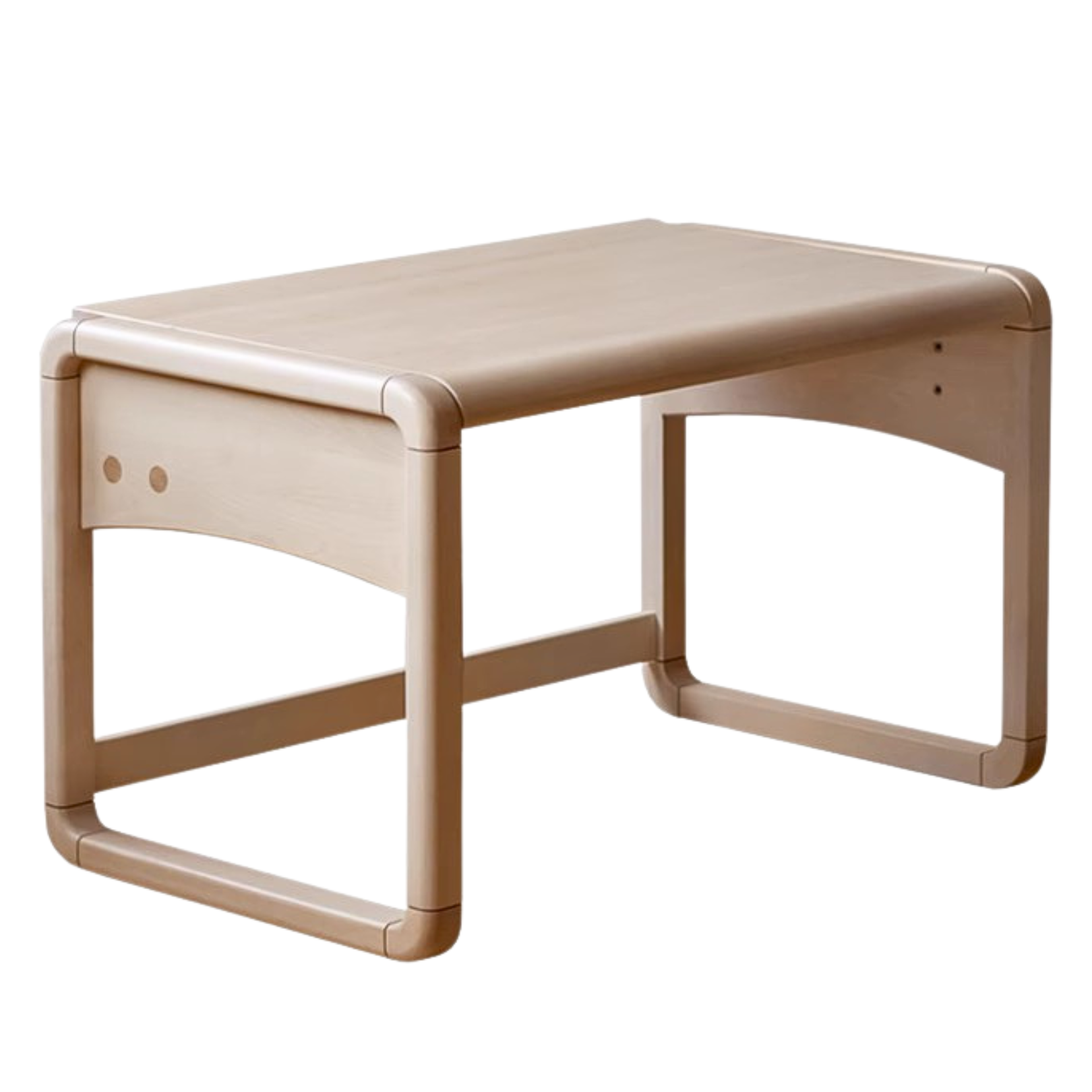 Handmade Solid Birch Wood Children's Writing Desk - Kids Study Table for Home & Classroom Learning Activities