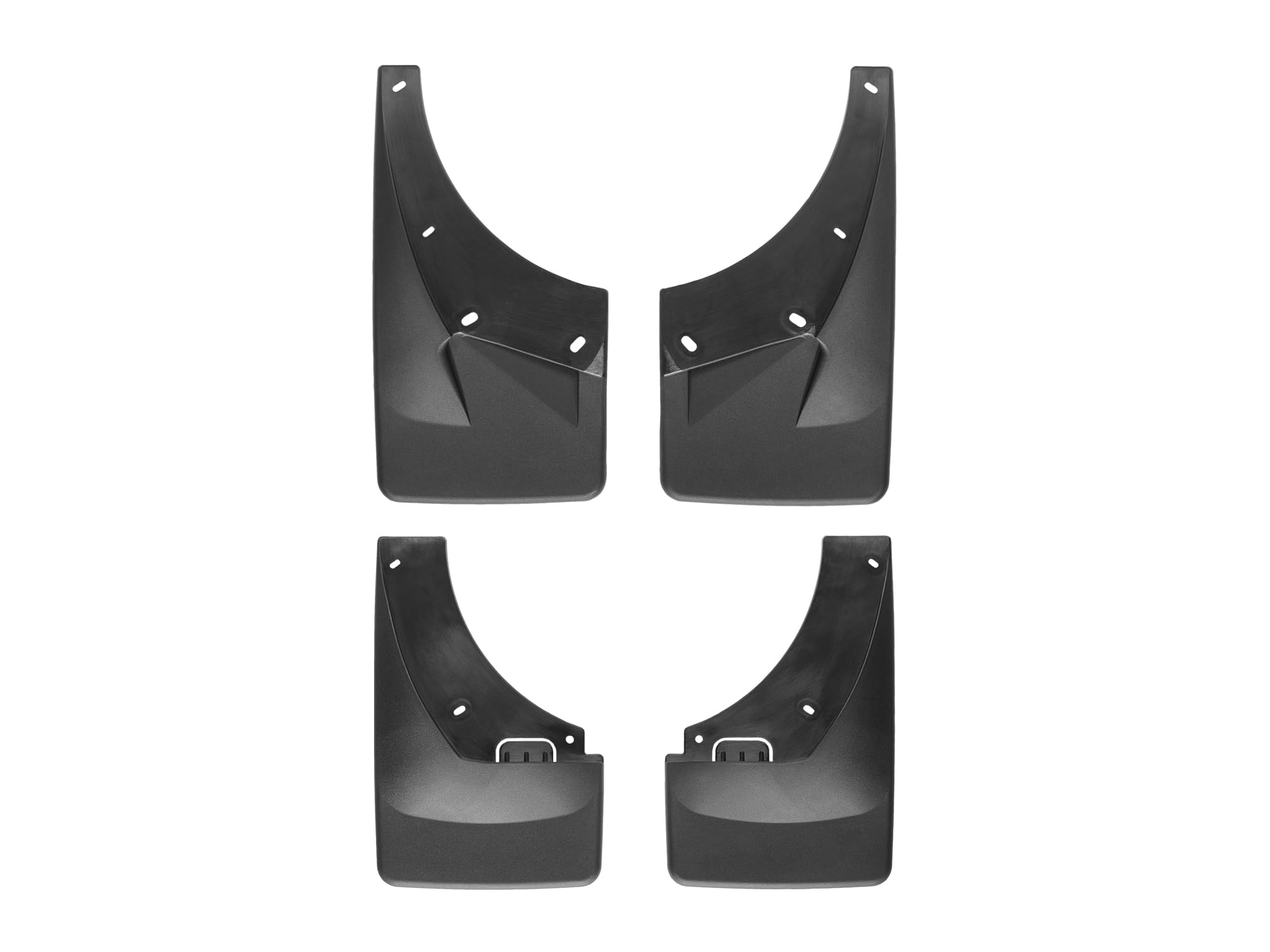 Premium WeatherTech Custom No-Drill Splash Guard Mud Flaps for Chevy Avalanche & Cadillac Escalade EXT - Front & Rear Set (110008-120016) | Heavy-Duty Protection | All-Weather Performance | Perfect for Off-Roading & Daily Commuting