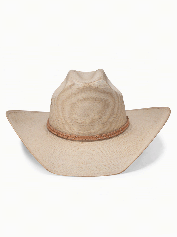 Resistol RSCTRL 804081 George Strait Cowboy Hat - Natural Palm Straw Centerline Design for Western Riders & Country Music Fans | Perfect for Rodeo, Concerts & Outdoor Events