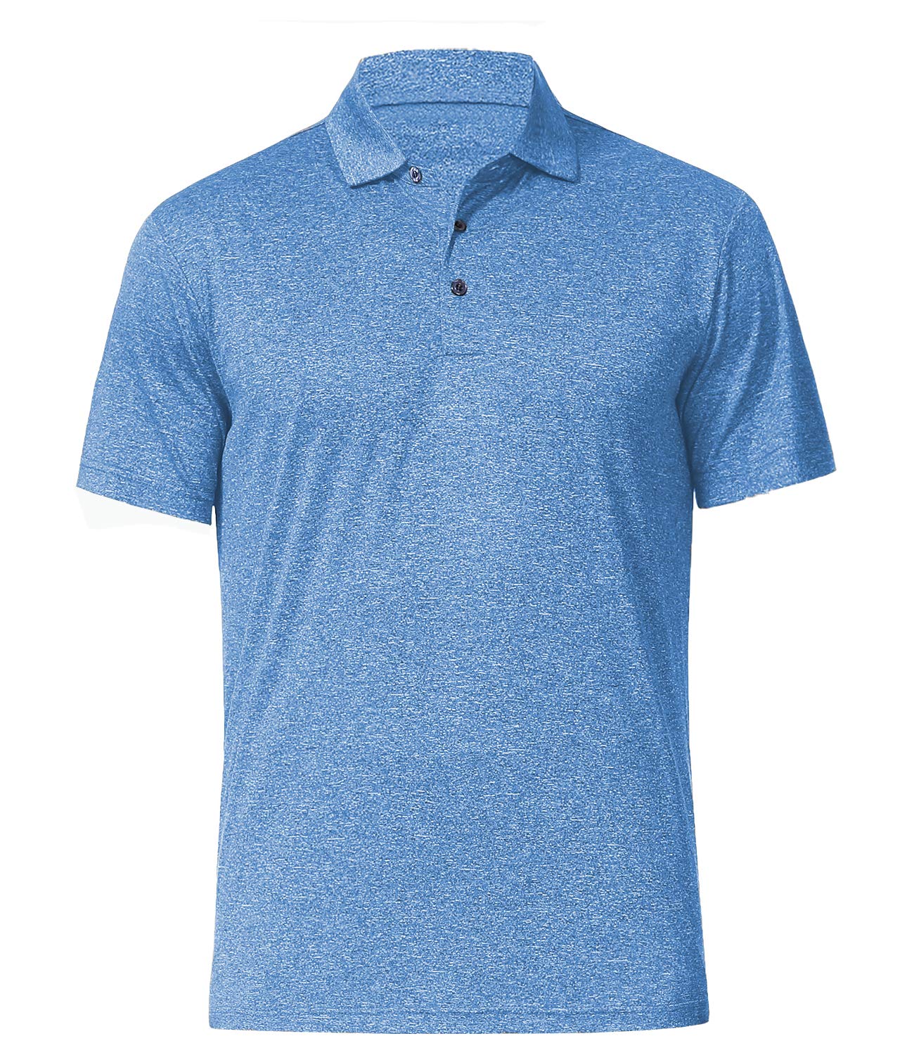 Breathable Men's Dry Fit Golf Polo Shirt - Moisture Wicking & UV Protection - Perfect for Golf, Tennis & Outdoor Sports