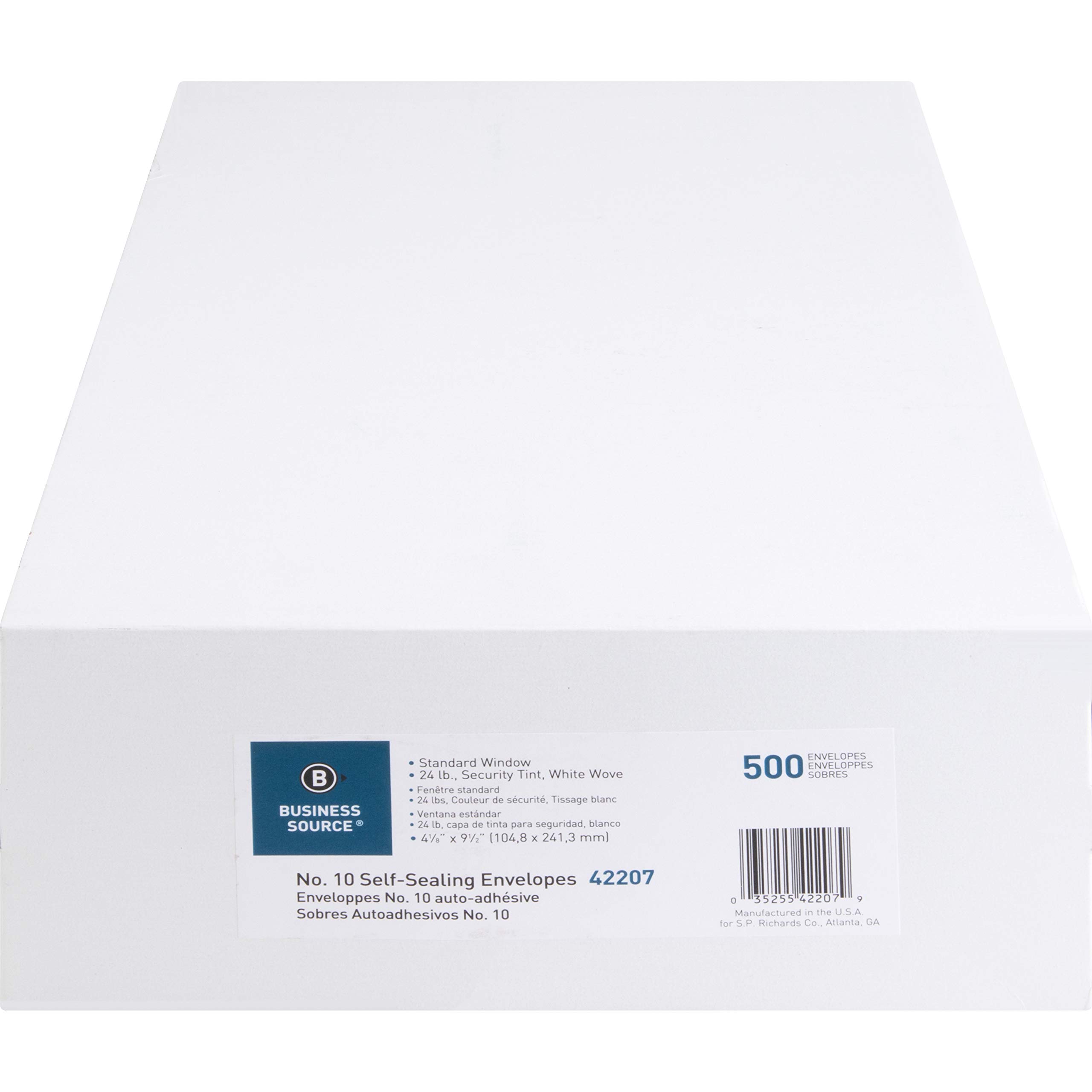 Business Envelopes for Office & Mailing - 10 Pack #42207 | Heavy Duty Security Envelopes for Documents, Checks & Letters | Perfect for Corporate, Legal & Home Office Use