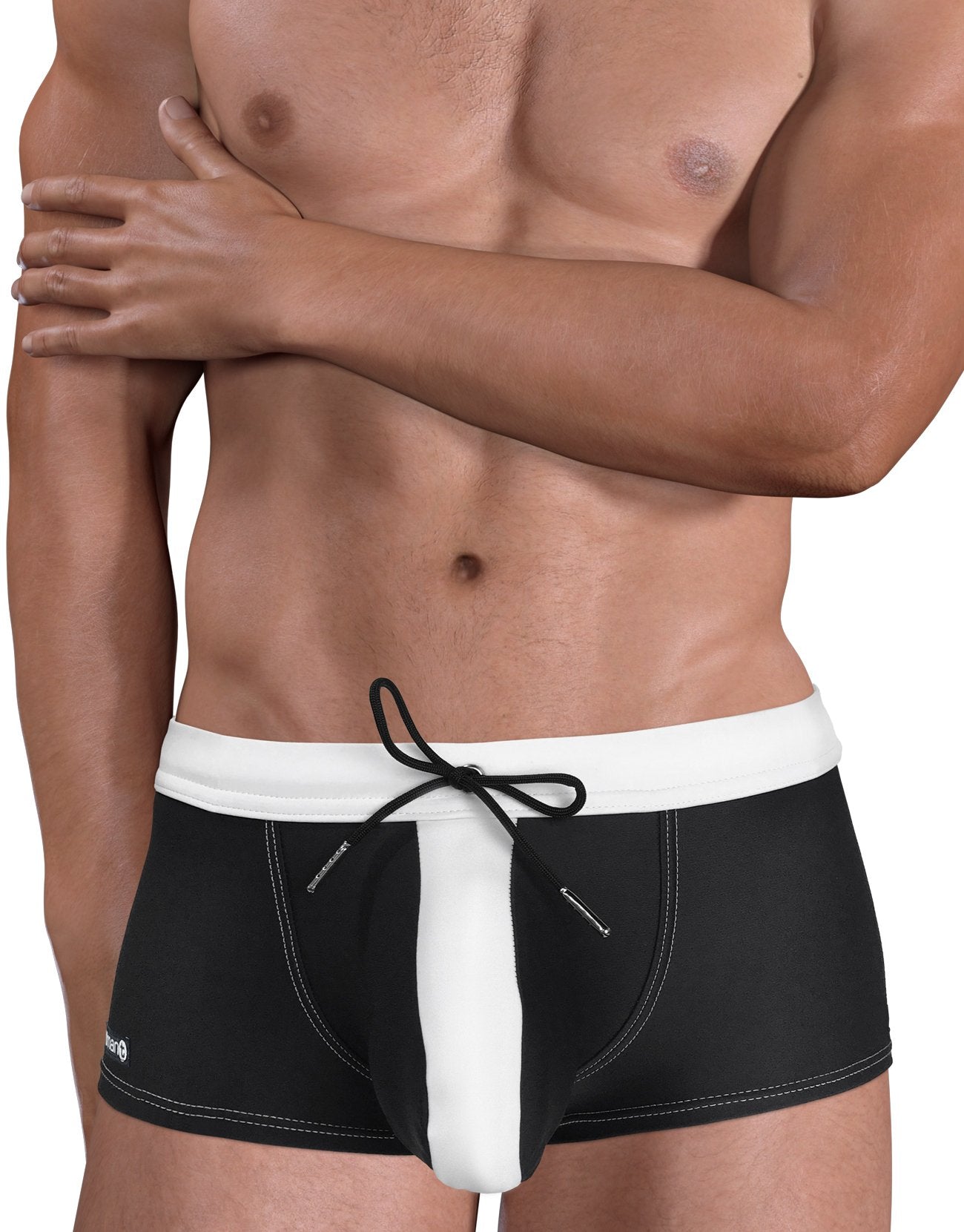 Wildmant Moby Big Boy Swim Briefs - Square Cut Pouch for Comfort & Support - Perfect for Swimming, Beach & Pool Activities