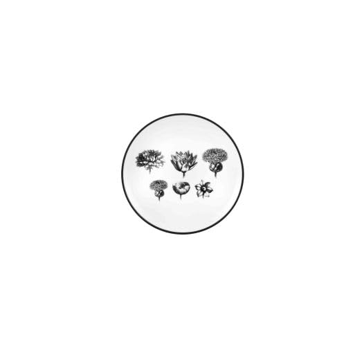 Vista Alegre Christian Lacroix Herbariae 4-Piece Bread and Butter Plate Set - Elegant Dinnerware for Fine Dining, Tea Parties & Home Decor