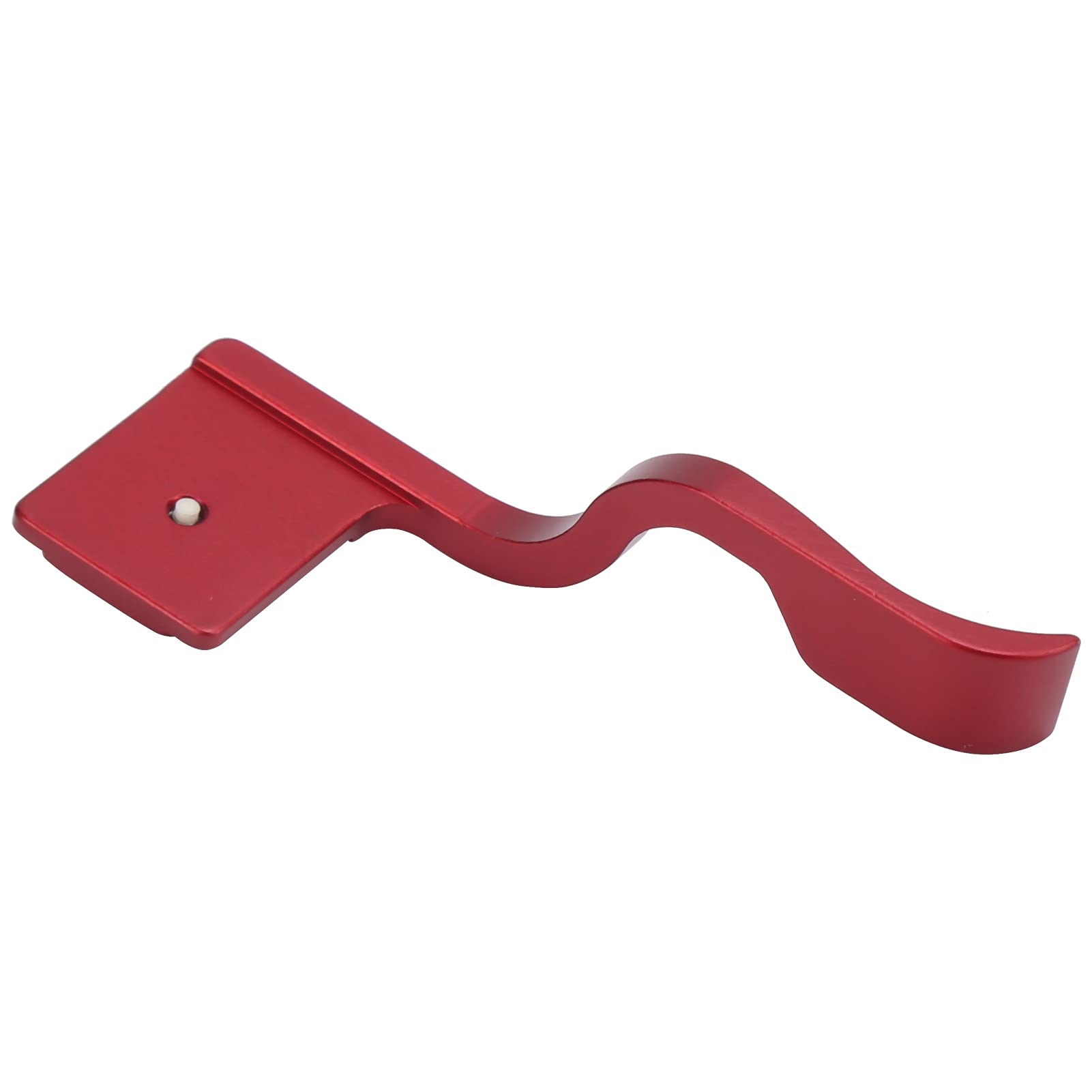 Aluminum Alloy Camera Thumb Grip - Hot Shoe Mount Thumbs Rest for Fujifilm X-T4 | Improved Grip Balance & Stability | Perfect for Photography, Vlogging & Travel (Red)