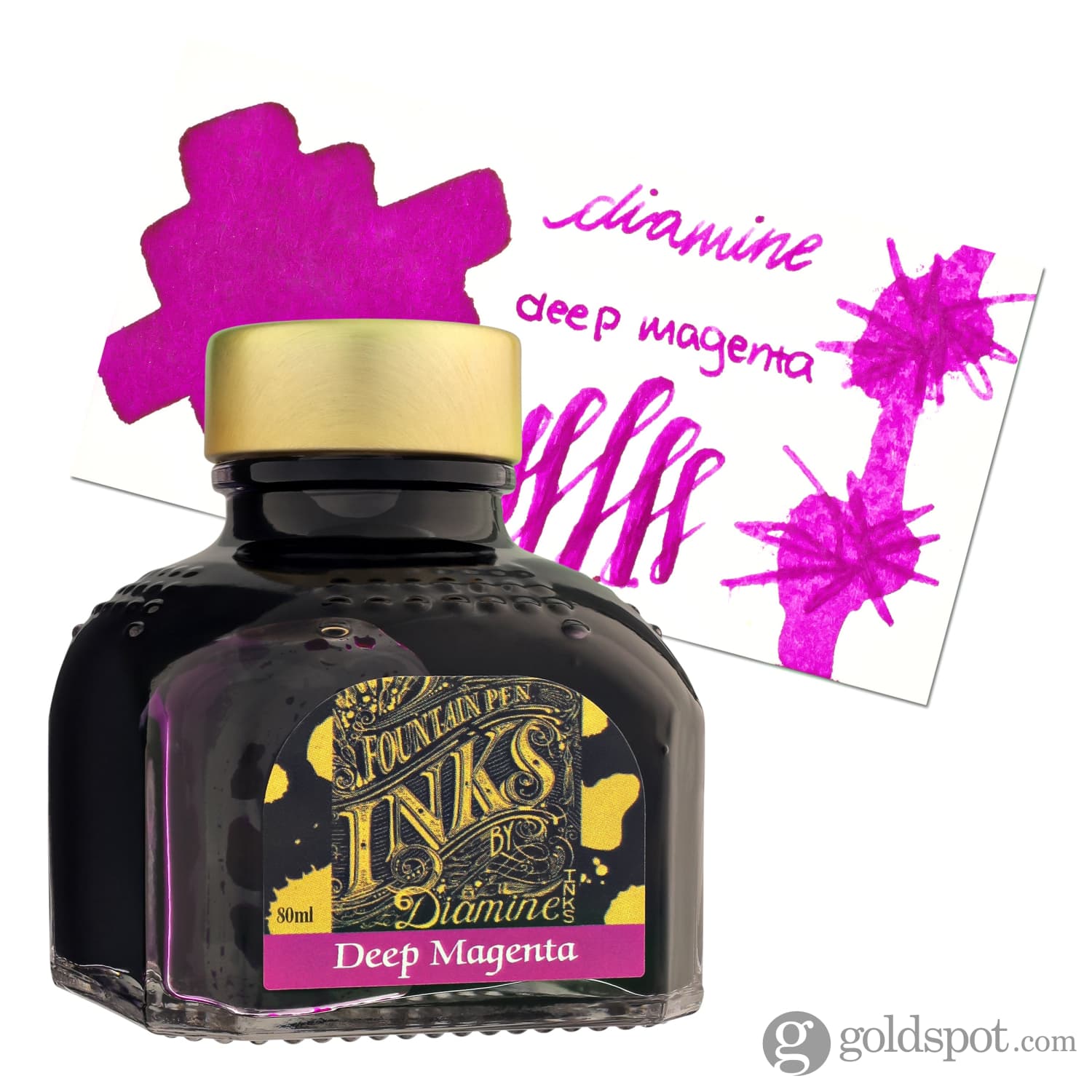 Diamine Classic Deep Magenta Fountain Pen Ink Bottle - Premium Writing Ink for Calligraphy, Journaling & Lettering - Ideal for Fountain Pens, Dip Pens & Artistic Use